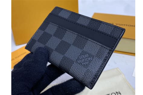 lv card holder damier graphite|Double Card Holder .